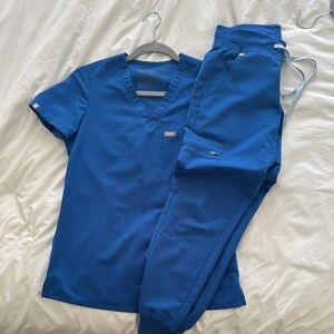 Blue Scrub Set